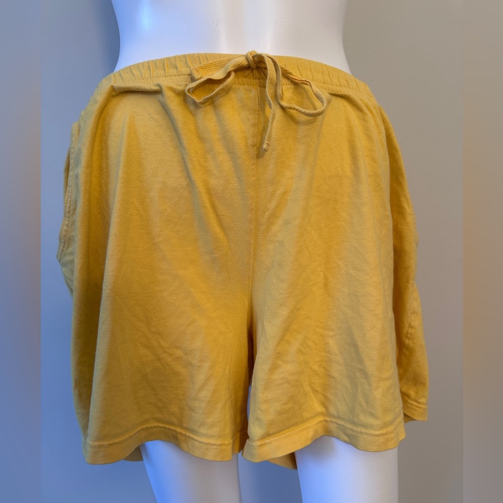 White Stag Yellow Drawstring Athletic Shorts